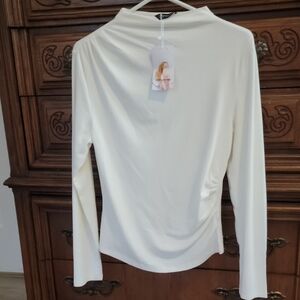 New White Top, Long Sleeved